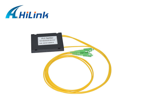 Hilink 1x2 PLC Optical Splitter SM SC/APC 3.0mm ABS BOX 1m G657A
