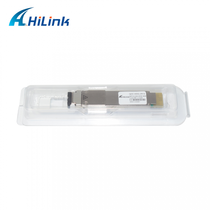 QSFP DD 400GBASE DWDM ZR 80KM ট্রান্সসিভার মডিউল QDD-400G-ZR-S DWDM টিউনেবল SMF LC DOM 2