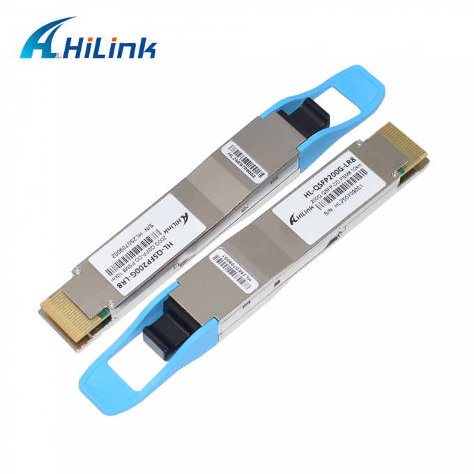 10KM 1310nm MPO16 APC 8-ডিগ্রি DOM অপটিক্যাল ট্রান্সিভার 200G QSFP DD LR8 PSM8 তরঙ্গদৈর্ঘ্য দূরত্ব 1