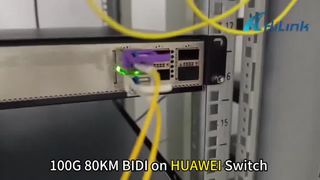 Arista এবং Huawei সুইচে 100G BIDI 80KM 1280/1300nm