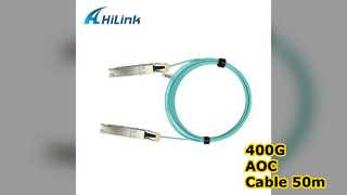 400G QSFP-DD AOC কেবল 50m RoHS