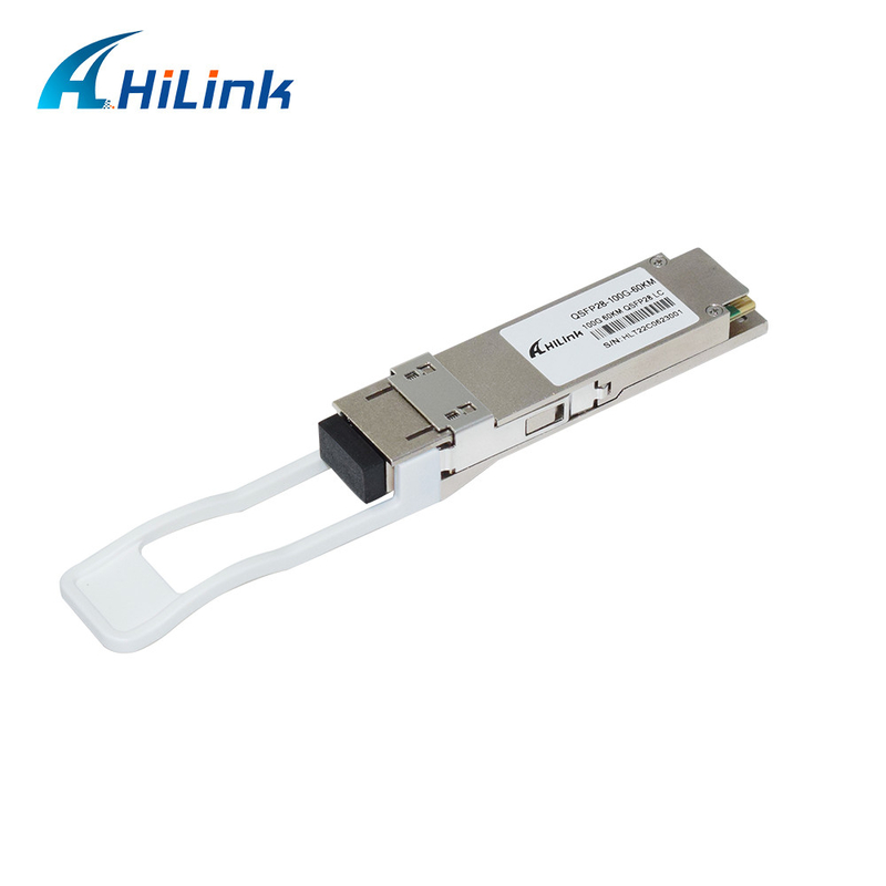 FEC সহ QSFP28 100G EML+PIN অপটিক্যাল ট্রান্সসিভার মডিউল ZR4-Lite 60KM SMF ডুয়াল এলসি