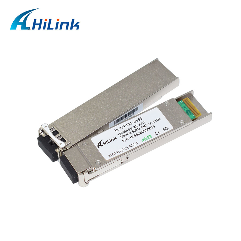 XFP-10G-ZR XFP অপটিক মডিউল ট্রান্সসিভার LC 10G বেস একক মোড ডুয়াল ফাইবার ZR 80km