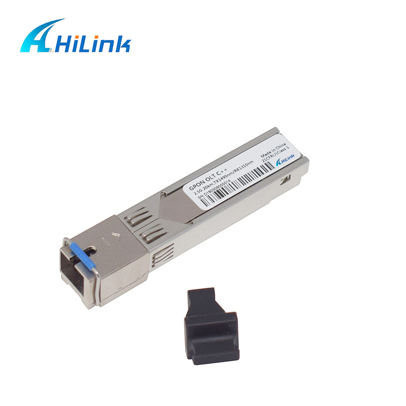 GPON OLT C++ SFP মডিউল 2.5G 20km TX 1490nm 2.488Gbps RX 1310nm 1.244Gbps SFP BIDI SC/UPC