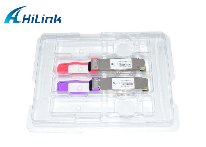QSFP28 100G BIDI 10KM অপটিক্যাল ট্রান্সিভার SMF সিম্প্লেক্স এলসি সংযোগকারী DDM 1271/1331