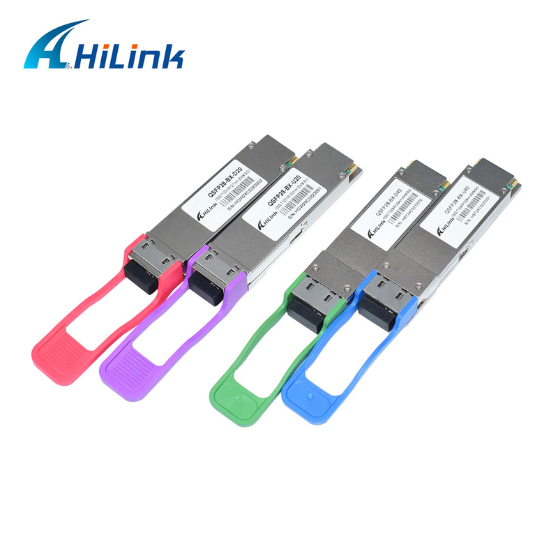 100G QSFP28 ট্রান্সসিভার মডিউল BIDI 40KM 1304/1309nm EML+APD QSFP28-BX-D40 ট্রান্সসিভার