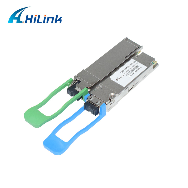 100GBASE-ER BIDI 40KM সিম্প্লেক্স LC 1304/1309nm EML+APD QSFP28-BX-D40 ট্রান্সসিভার