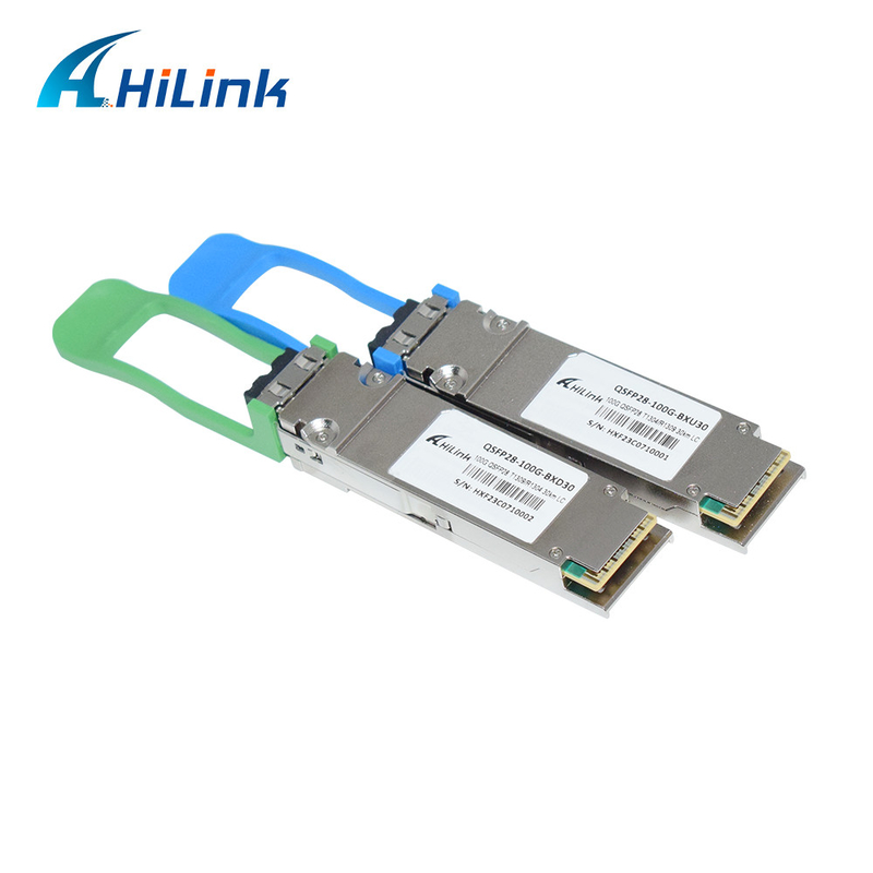 100G QSFP28 ট্রান্সসিভার মডিউল BIDI 40KM 1304/1309nm EML+APD QSFP28-BX-D40 ট্রান্সসিভার