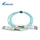 100G AOC 100G থেকে 100G AOC ক্যাবল QSFP28 থেকে QSFP28 850nm অ্যাক্টিভ অপটিক্যাল ক্যাবল OM3 OM4