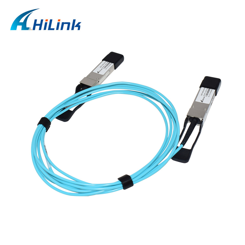 40GBASE সক্রিয় অপটিক্যাল ক্যাবল 3M QSFP AOC OM3 OM4 QSFP+ থেকে QSFP+ AOC 3M