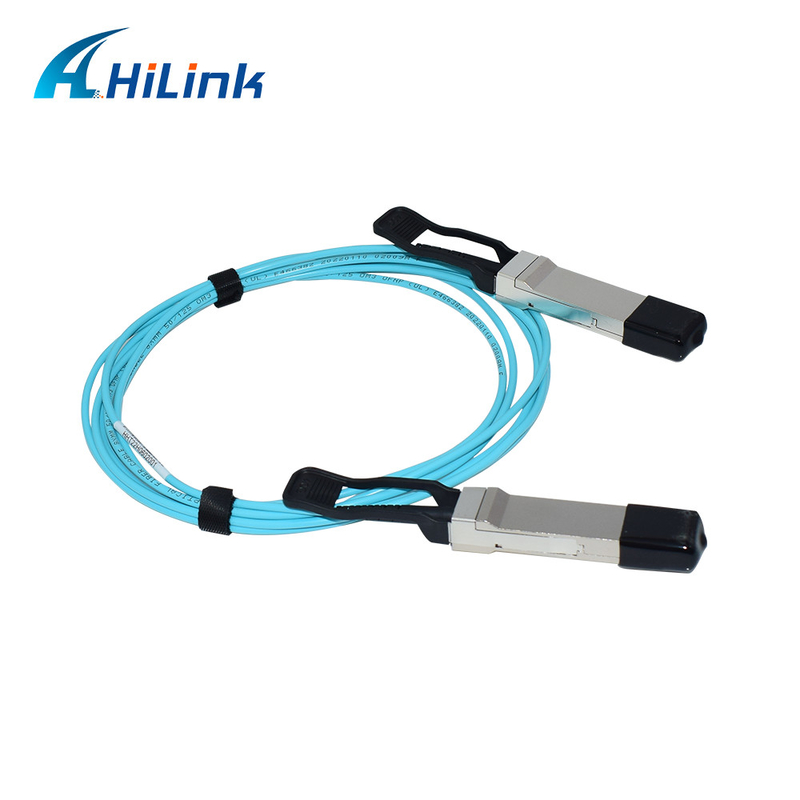 40GBASE সক্রিয় অপটিক্যাল ক্যাবল 3M QSFP AOC OM3 OM4 QSFP+ থেকে QSFP+ AOC 3M