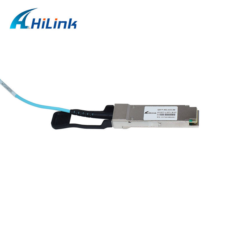 40G QSFP+ থেকে QSFP+ AOC অ্যাক্টিভ অপটিক্যাল ক্যাবল 20M OM3 অপটিক্যাল ট্রান্সিভার মডিউল ক্যাবল