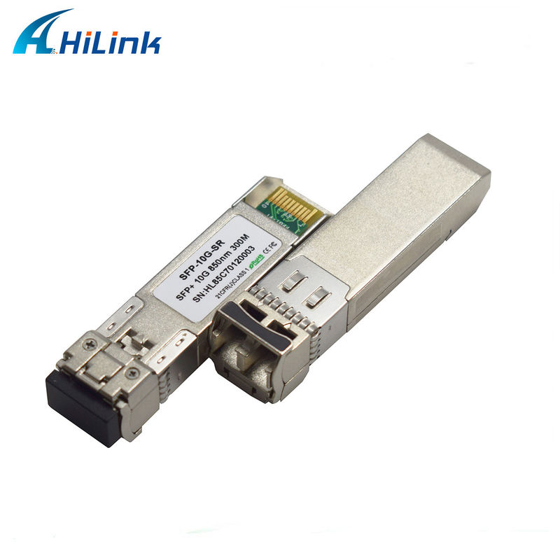 SFP+ 10Gig ইথারনেট মডিউল 10G SR 850nm 300M LC Duplex DDM ফাইবার অপটিক ট্রান্সিভার 4G নেটওয়ার্ক WDM ফাংশন জন্য FTTH SFP-10G-SR