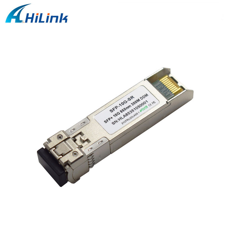 SFP+ 10Gig ইথারনেট মডিউল 10G SR 850nm 300M LC Duplex DDM ফাইবার অপটিক ট্রান্সিভার 4G নেটওয়ার্ক WDM ফাংশন জন্য FTTH SFP-10G-SR