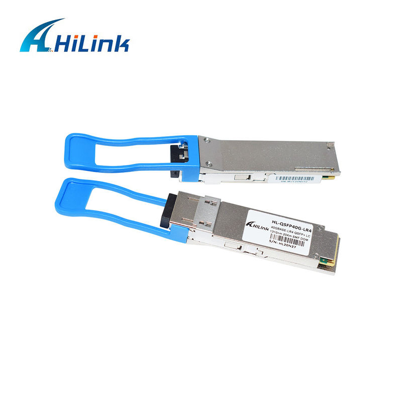 উচ্চ মানের QSFP-40G-LR4 20KM ডুয়াল এলসি QSFP+ PSM4 LR4 অপটিক্যাল ট্রান্সিভার মডিউল