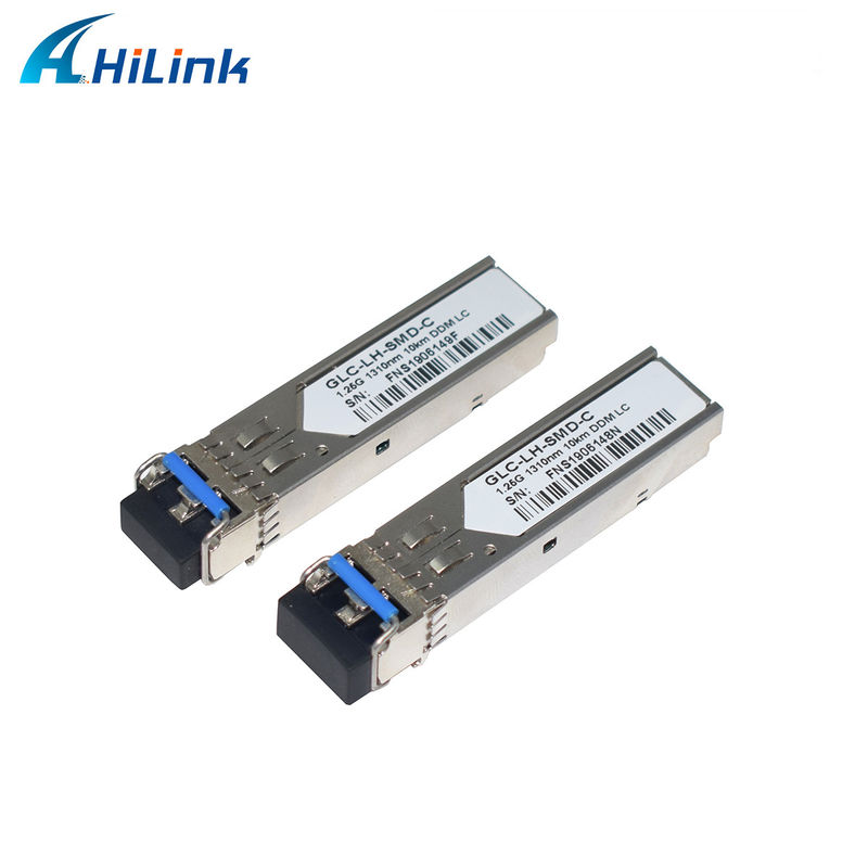 GLC-LX-SMD ফাইবার অপটিক ট্রান্সিভার SFP 1.25G 1310nm 10KM ডুপ্লেক্স LC DDM