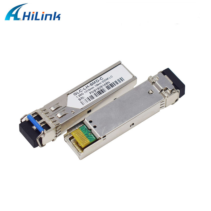 GLC-LX-SMD ফাইবার অপটিক ট্রান্সিভার SFP 1.25G 1310nm 10KM ডুপ্লেক্স LC DDM
