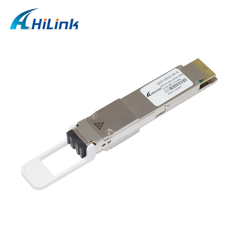 নেটওয়ার্ক সংযোগের জন্য 400G DWDM টিউনেবল ZR 80KM এলসি ট্রান্সিভার QSFP-DD QSDD-400G-ZR-S