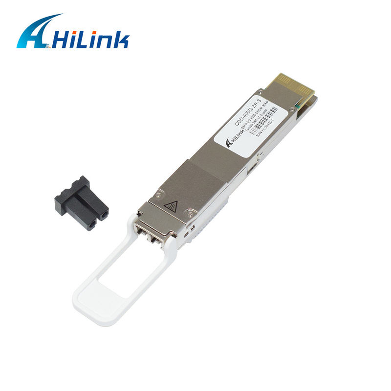 QSFP DD 400GBASE DWDM ZR 80KM ট্রান্সসিভার মডিউল QDD-400G-ZR-S DWDM টিউনেবল SMF LC DOM