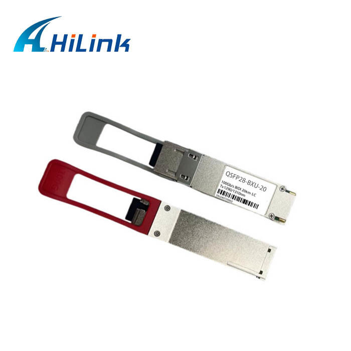 0 থেকে 70C পরিবেশের জন্য 100G বেস QSFP28 BiDi মডিউল, 10km এবং 20km ডেটা হার