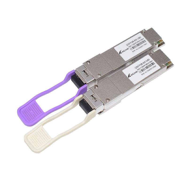 QSFP28 BIDI 100G ZR QSFP28 80km 1280/1300nm 100GBASE-BX80 QSFP28 মডিউল 80km LC