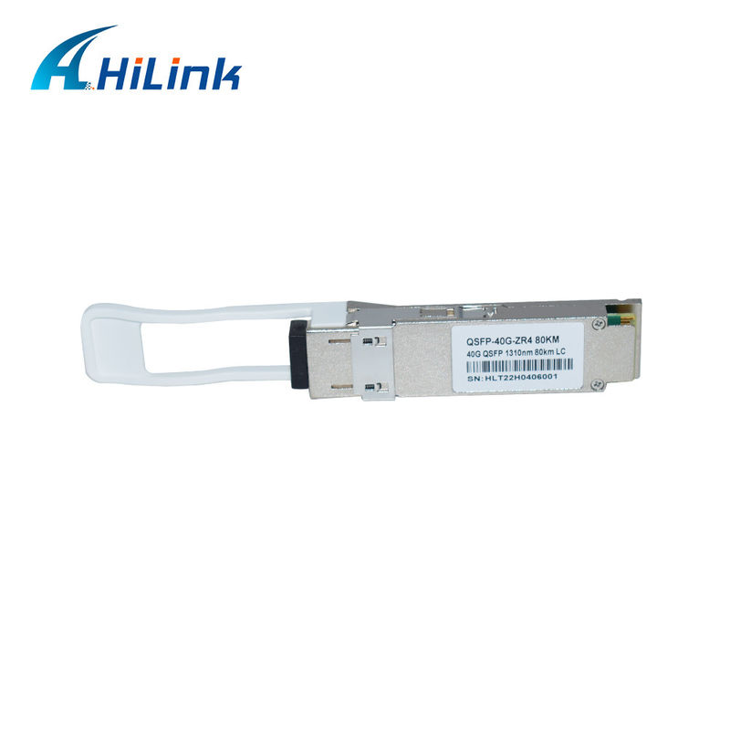 40G 80KM QSFP+ EML+APD LWDM 1295-1304NM এলসি সংযোগকারী বাণিজ্যিক তাপমাত্রা ট্রান্সিভার মডিউল