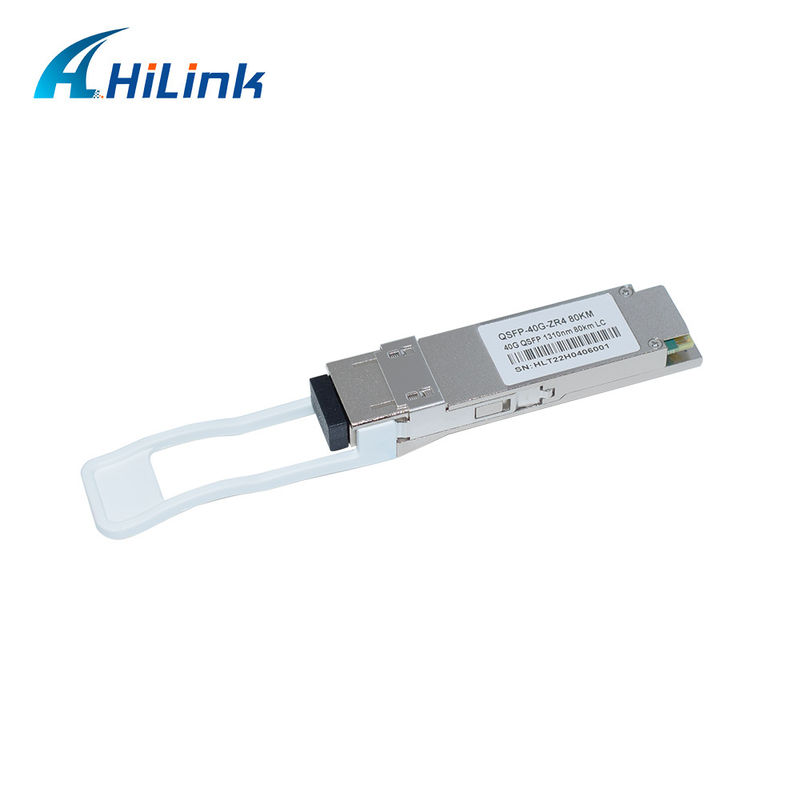 40G 80KM QSFP+ EML+APD LWDM 1295-1304NM এলসি সংযোগকারী বাণিজ্যিক তাপমাত্রা ট্রান্সিভার মডিউল