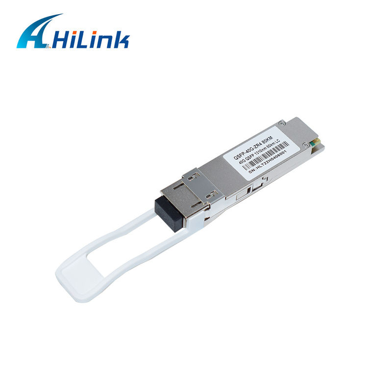 40G 80KM QSFP+ EML+APD LWDM 1295-1304NM এলসি সংযোগকারী বাণিজ্যিক তাপমাত্রা ট্রান্সিভার মডিউল
