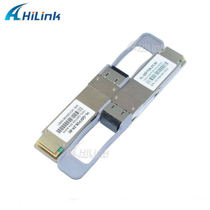 QSFP28 ZR4 80KM LWDM4 1295-1304NM এলসি সংযোগকারী SOA+পিন ফাইবার অপটিক ট্রান্সিভার ভাল দাম যোগাযোগ ও নেটওয়ার্কিং পণ্য
