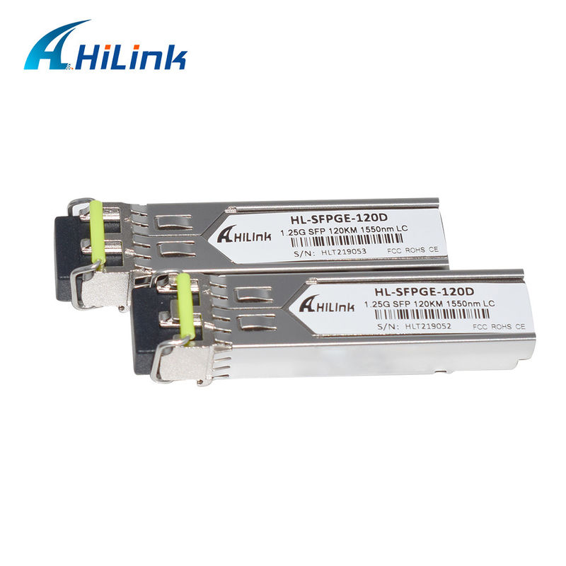 HL-SFPGE-120D HILINK 1.25G SFP দীর্ঘ দূরত্ব 120km 1550nm LC সংযোগকারী DDM GBIC মডিউল
