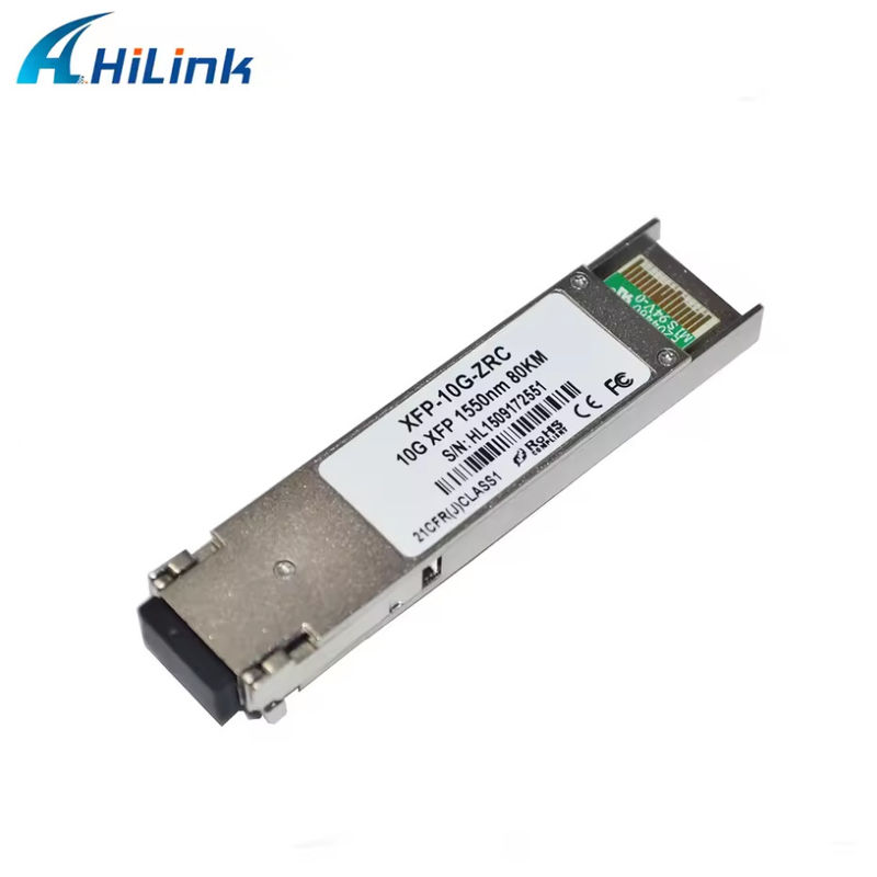 3 বছরের ওয়ারেন্টি 10G-XFP-ZR-80km Hilink 10Gb/s 1550nm 80km ডুপ্লেক্স ফাইবার SM XFP GBIC ট্রান্সসিভার মডিউল