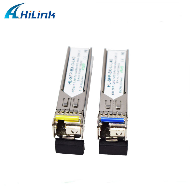 Hilink 1.25G SFP BIDI 40KM 1310/1490 ((1550nm) এলসি/এসসি সংযোগকারী ফাইবার অপটিক মডিউল