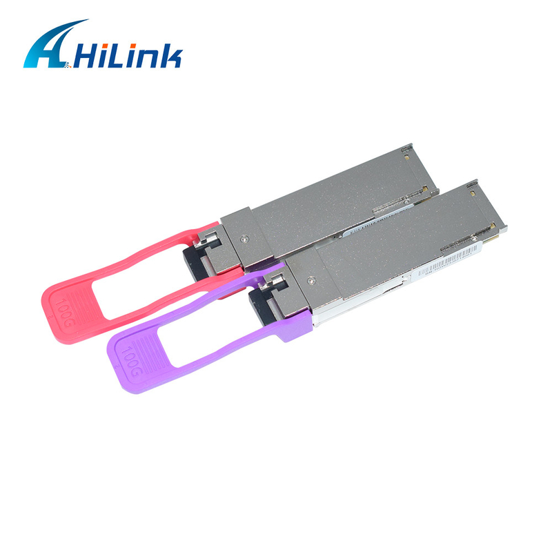 100Gb/s QSFP28 LR BIDI সিঙ্গল ল্যাম্বডা অপটিক্যাল ট্রান্সিভার 1271nm 1331nm SMF সিঙ্গল এলসি সংযোগকারী 10km DOM