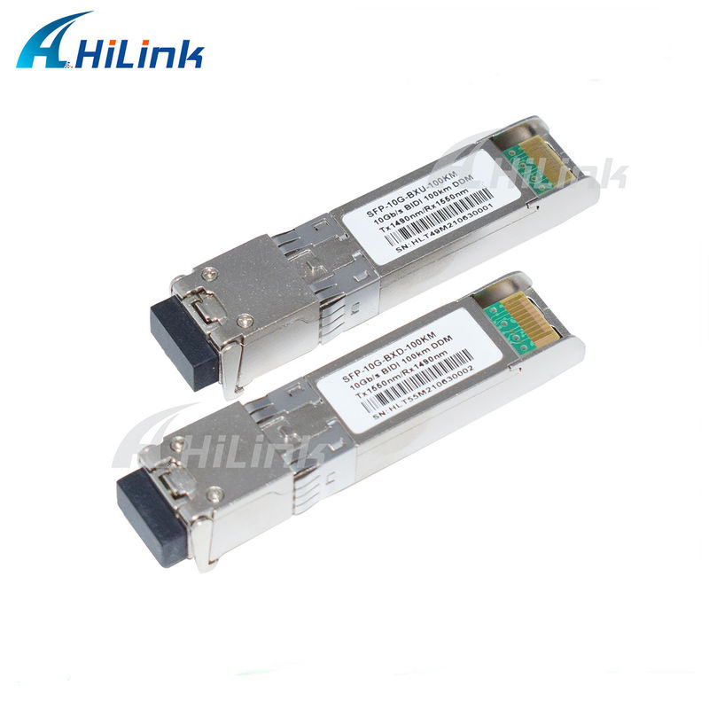 10G SFP BIDI ট্রান্সসিভার মডিউল 3- 100KM পৌঁছায় 1490/1550NM EML APD দ্রুতগতির দীর্ঘ দূরত্বের নেটওয়ার্কিংয়ের জন্য