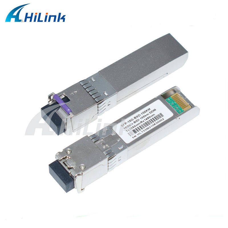 10G SFP BIDI ট্রান্সসিভার মডিউল 3- 100KM পৌঁছায় 1490/1550NM EML APD দ্রুতগতির দীর্ঘ দূরত্বের নেটওয়ার্কিংয়ের জন্য