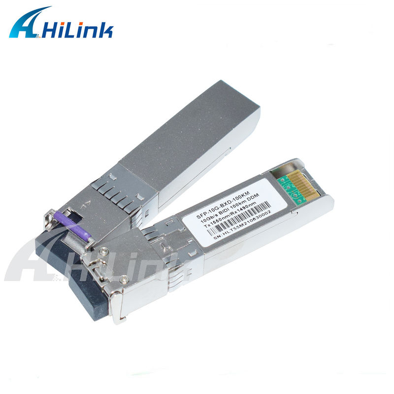 10G SFP BIDI ট্রান্সসিভার মডিউল 3- 100KM পৌঁছায় 1490/1550NM EML APD দ্রুতগতির দীর্ঘ দূরত্বের নেটওয়ার্কিংয়ের জন্য