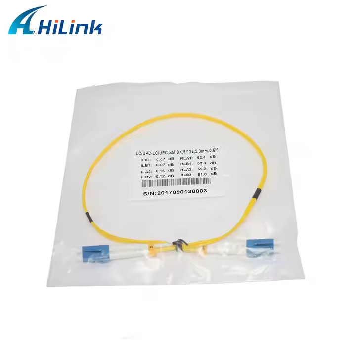 Fiber Optic Patch Cord LC/UPC to LC/UPC Connector 9/125um 2.0/3.0mm 2M Jumpers