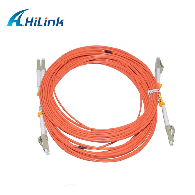 5M LC/UPC to LC/UPC Patch Cord 2.0mm Duplex Multi-Mode OM2 Fiber Cable