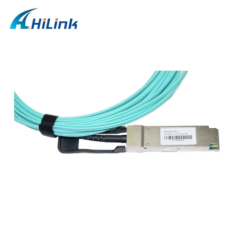 40G QSFP+ থেকে 8xLC AOC 3M Breakout অ্যাক্টিভ অপটিক্যাল ক্যাবল খুব স্বল্প দূরত্বের জন্য