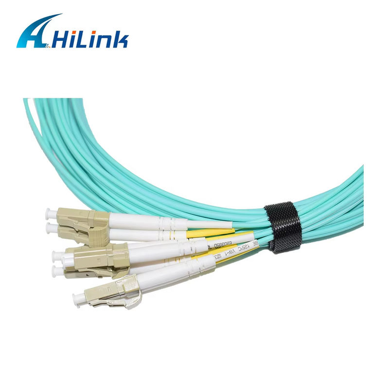 40G QSFP+ থেকে 8xLC AOC 3M Breakout অ্যাক্টিভ অপটিক্যাল ক্যাবল খুব স্বল্প দূরত্বের জন্য