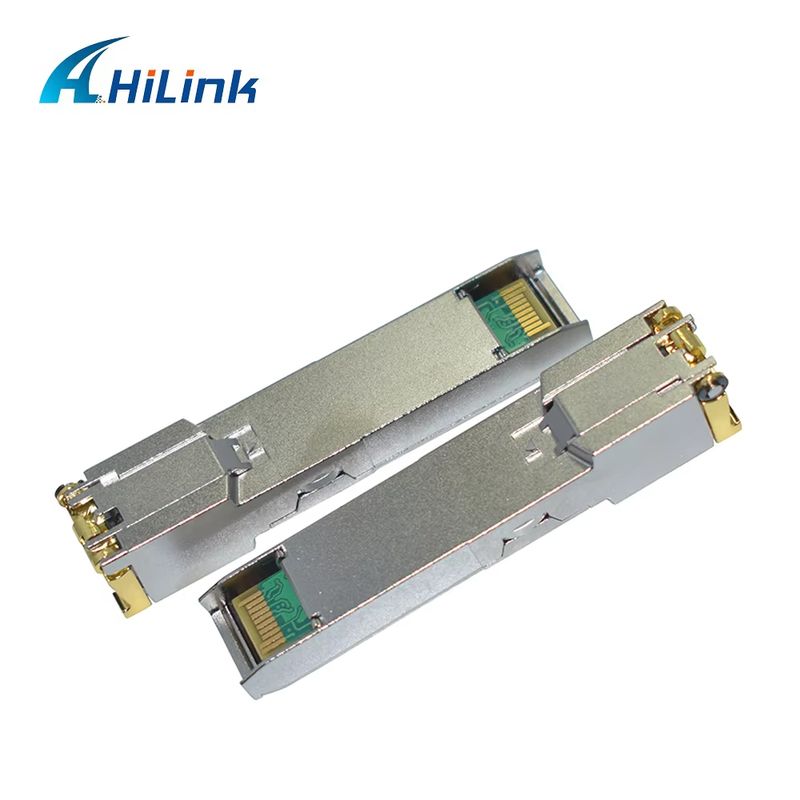 HL-SFP-T 1000BASE-T এবং 10/100/1000BASE-T কপার SFP ট্রান্সসিভার ডেটা রেট 0 থেকে 70C তাপমাত্রা সহ