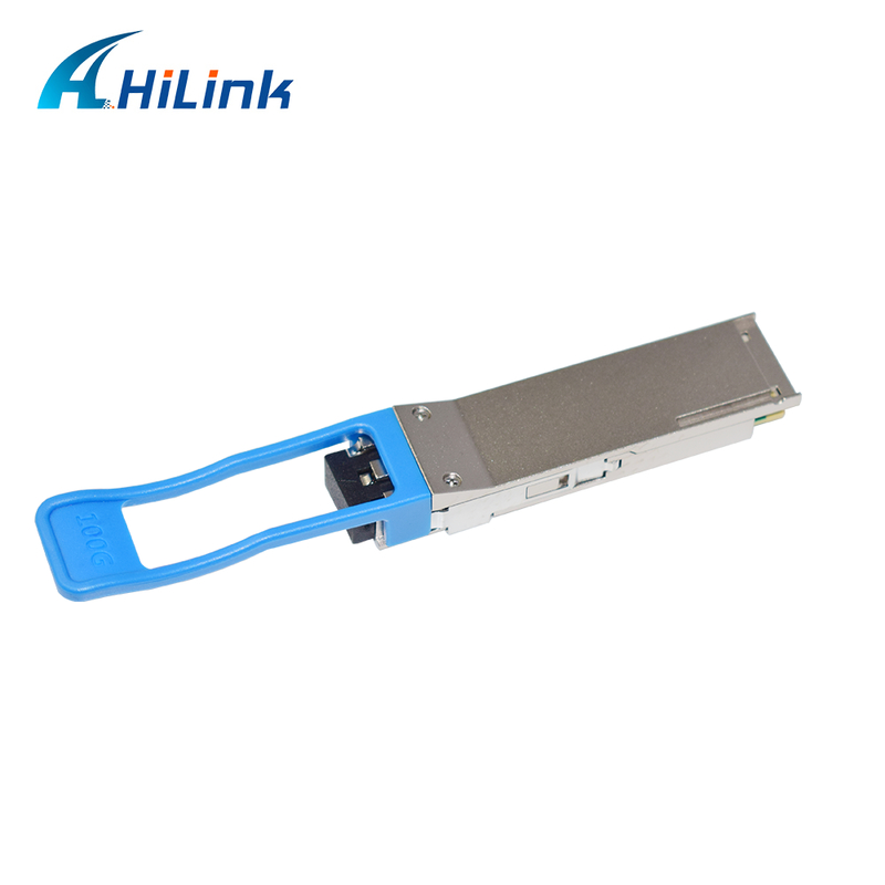 100Gb/s QSFP28 LR4 অপটিক্যাল ট্রান্সিভার মডিউল 20KM হট প্লাগযোগ্য ডুপ্লেক্স এলসি সংযোগকারী একক মোড RoHS সম্মতি