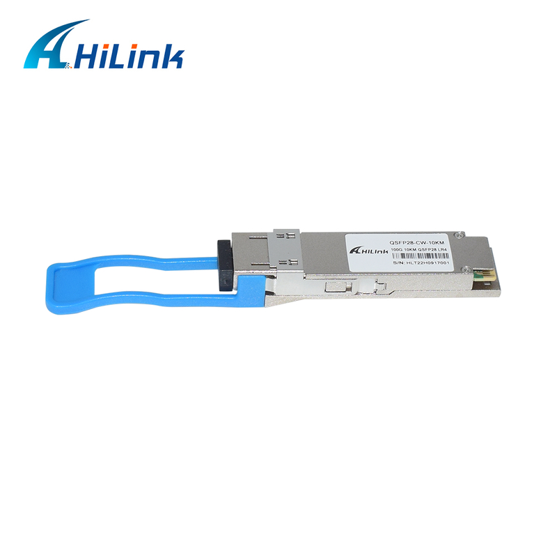 10KM হট প্লাগেবল 100Gb/s QSFP28 CWDM4 অপটিক্যাল ট্রান্সসিভার মডিউল ল্যান ওয়ান ইথারনেট সুইচ রাউটার অ্যাপ্লিকেশনের জন্য