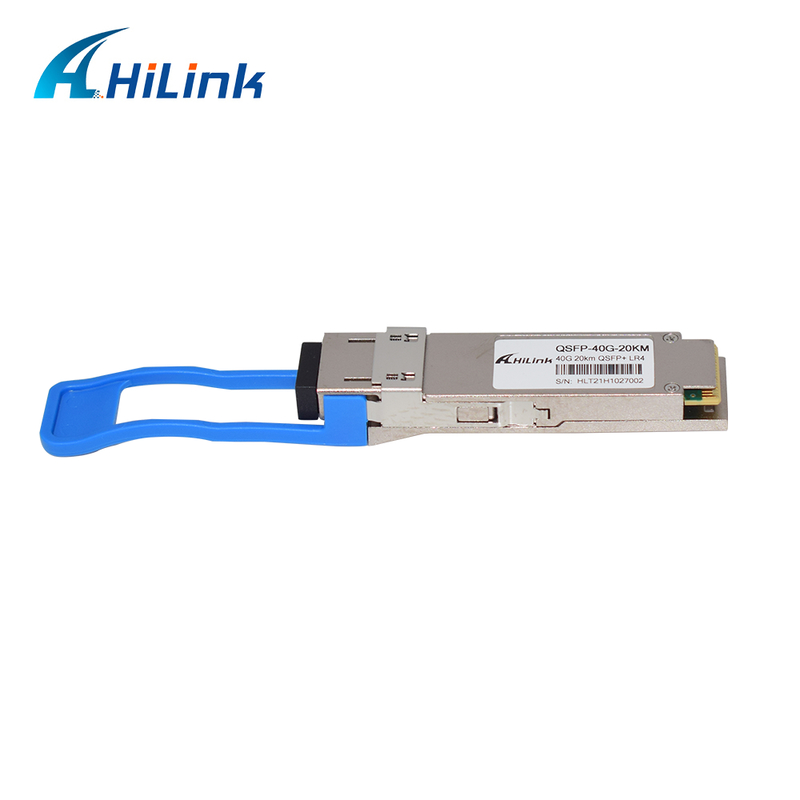 40Gb/s 20km QSFP+ Optical Transceiver Hot Pluggable with Duplex LC Connector and DDM for 0°C to 70°C Operation