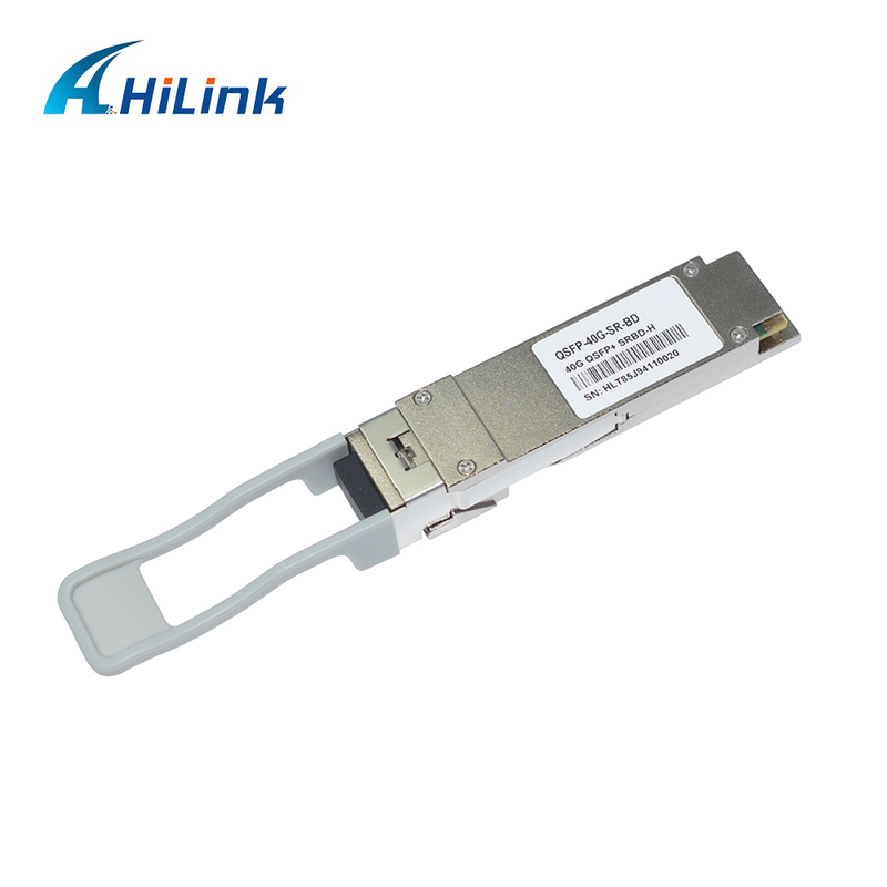 40Gb/s 100m QSFP+ ফাইবার অপটিক মডিউল Bi-Di Duplex LC Hot Pluggable 850/900nm MMF