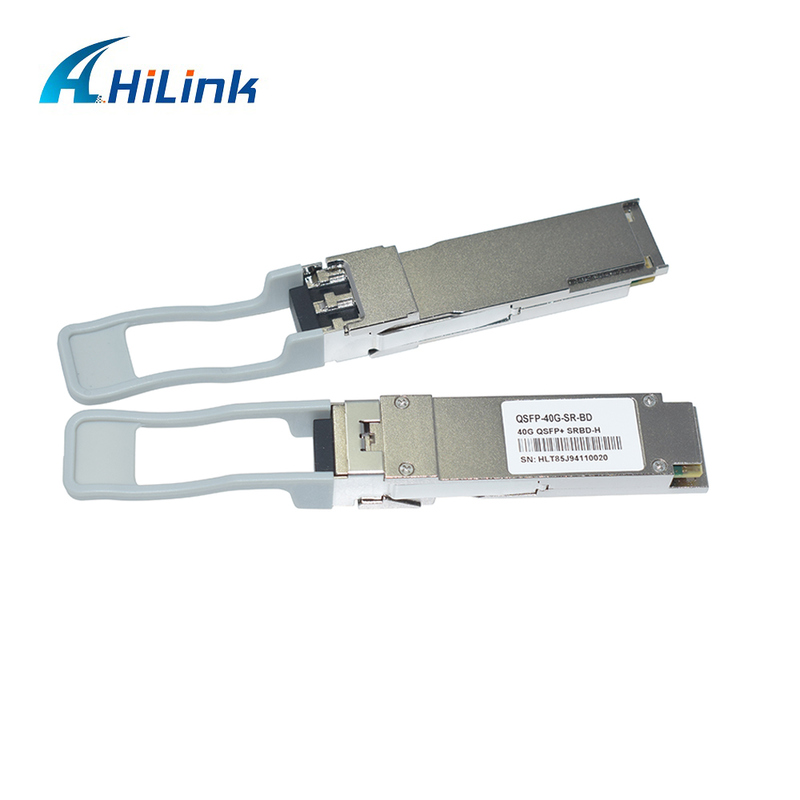 40Gb/s 100m QSFP+ ফাইবার অপটিক মডিউল Bi-Di Duplex LC Hot Pluggable 850/900nm MMF