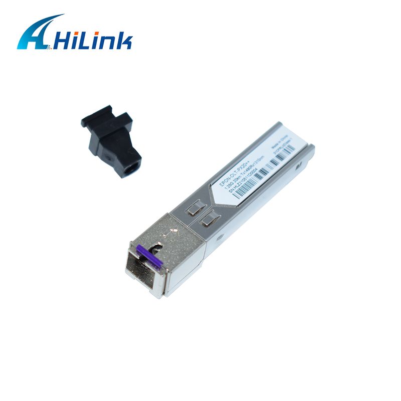 ১.২৫ জিবিপিএস ডেটা রেট এবং ২০ কিলোমিটার ট্রান্সমিশনের জন্য PX20+ PX20++ PX20+++ সহ EPON OLT SFP ট্রান্সসিভার