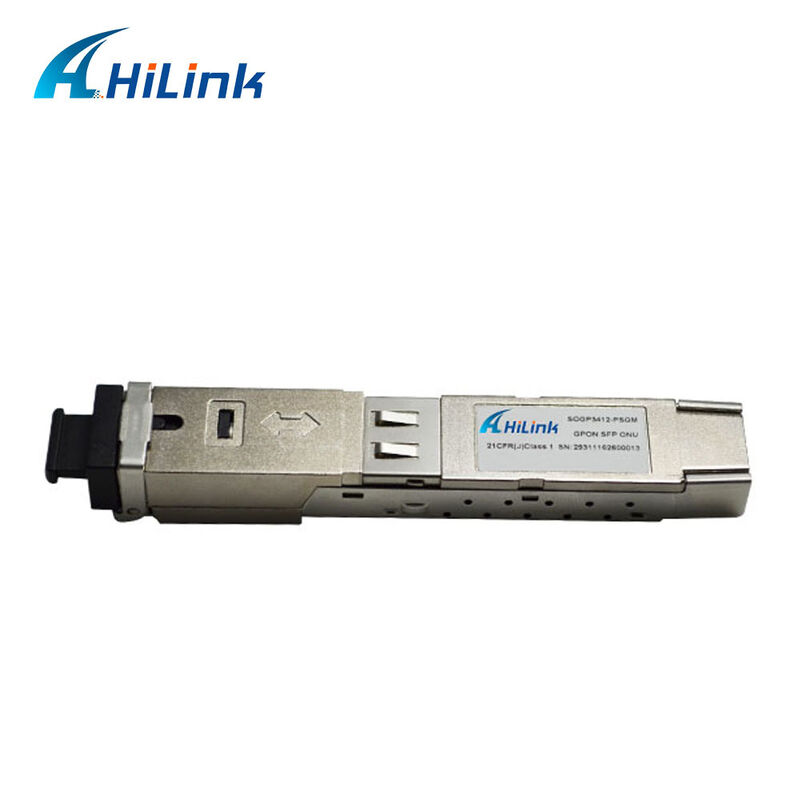 GPON ONU SFP Transceiver with 1310nm DFB Burst Mode Transmitter and 1490nm Super-TIA Receiver for 20KM Distance