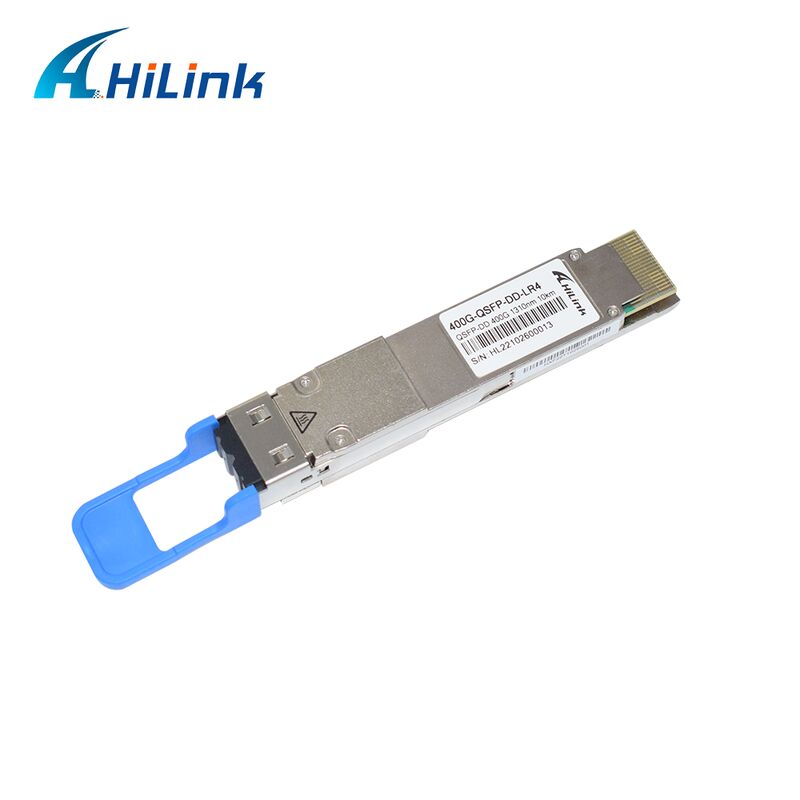 হিলিংক 400Gb/s QSFP-DD LR4 10km SMF দ্বৈত LC অপটিক্যাল ট্রান্সসিভার RoHS অনুবর্তী