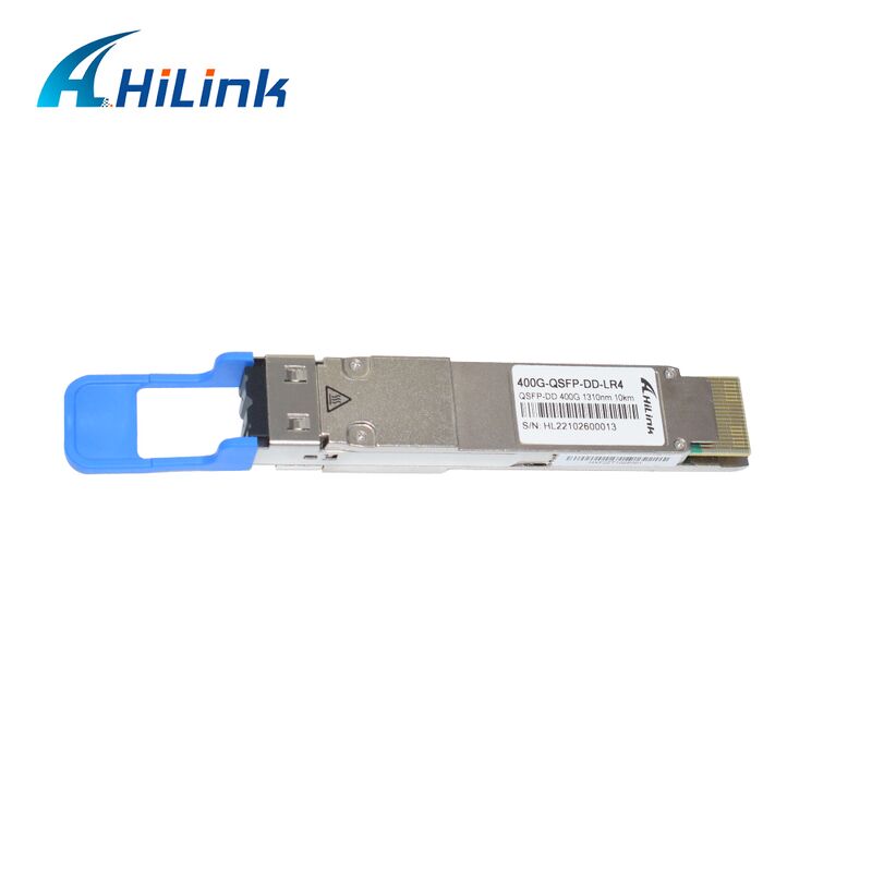 হিলিংক 400Gb/s QSFP-DD LR4 10km SMF দ্বৈত LC অপটিক্যাল ট্রান্সসিভার RoHS অনুবর্তী